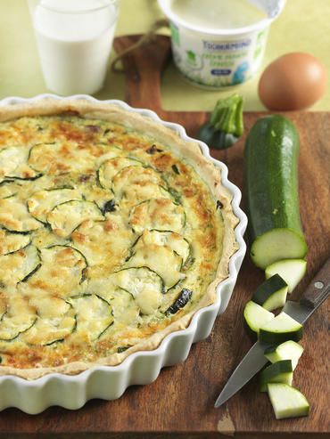 Prix engagé : Tarte courgette et lardons