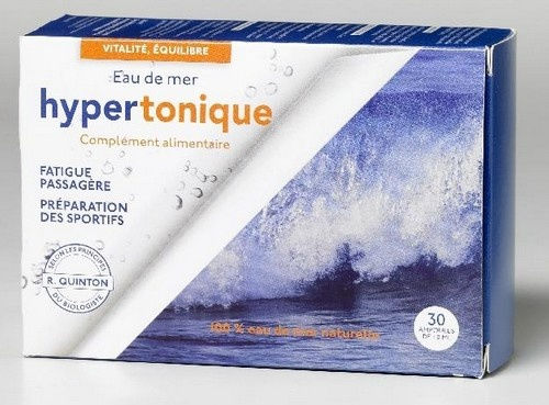 Eau de mer hypertonique ampoule 30x10ml Eau de mer hypertonique ampoule 30x10ml