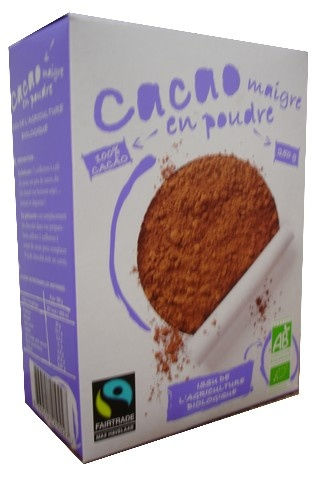 Cacao en poudre dégraissé 250g Cacao en poudre dégraissé 250g