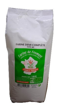 Farine de blé 1/2 compléte 1kg