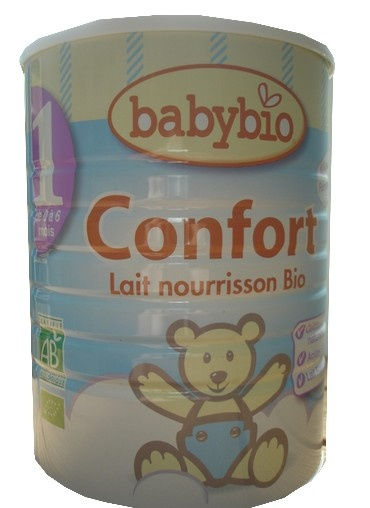 Babybio Confort : Lait nourrisson Biologique en poudre pour nourrisson ( de 0 à 6 mois ) 900g