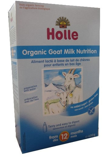 Holle : Aliment lacté à base de lait de chèvres pour enfant en bas âge ( dés 12 mois ) 400g Holle : Aliment lacté à base de lait de chèvres pour enfant en bas âge ( dés 12 mois ) 400g
