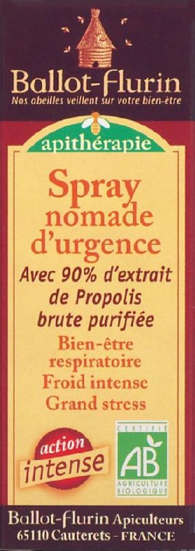 Spray nomade d'urgence propolis 15ml