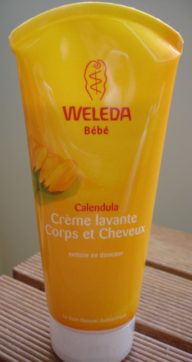 Weleda Bébé : Créme lavante Bébé corps et cheveux Calendula 200ml
