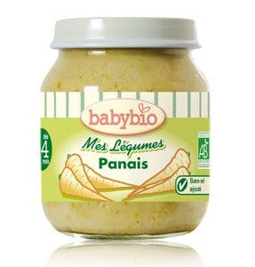 Babybio : Mes légumes, Panais ( dès 4mois ) 130g Babybio : Mes légumes, Panais ( dès 4mois ) 130g