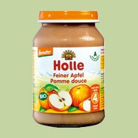 Holle : Péparation au fruits Bio : Pommes 190g ( dès 4 mois )