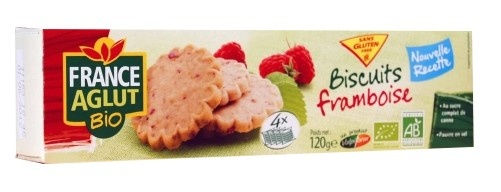 France Alut Bio , Biscuit Framboise Sans Gluten 120g 