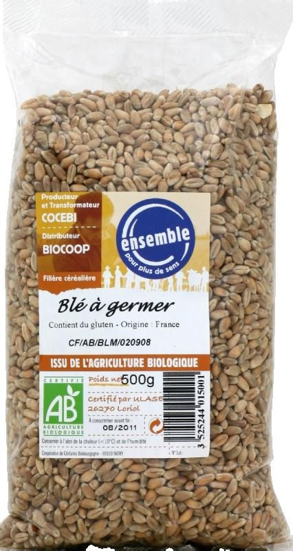 Blé tendre à germer 500g