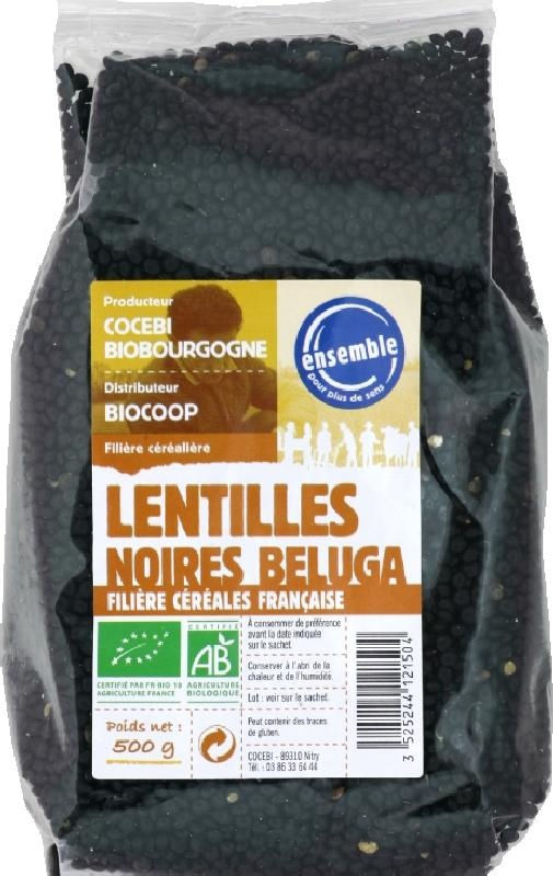 Lentilles noires beluga 500g