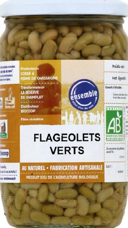 Flageolets verts au naturel 520g ne