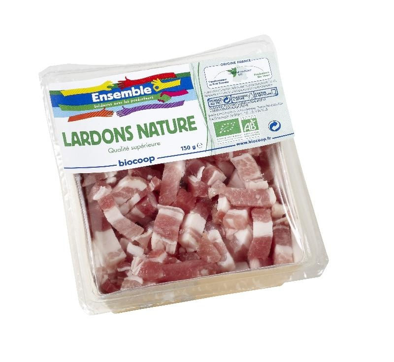 Lardons nature supérieur 150g Lardons nature supérieur 150g