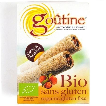 Goutîne, gourmandise au sarrasin Cacao et Noisettes, Sans Gluten 125g Goutîne, gourmandise au sarrasin Cacao et Noisettes, Sans Gluten 125g