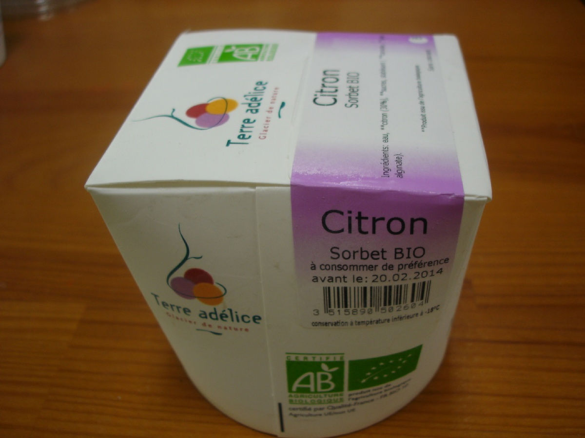 SORBET CITRON 500 ML